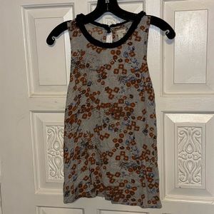 Hinge Floral Sleeveless Top Size XS